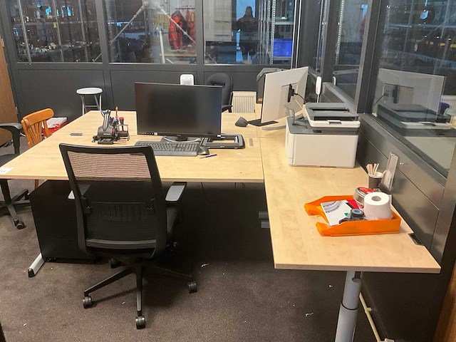 Werndl bureautafel (2x) - afbeelding 1 van  10