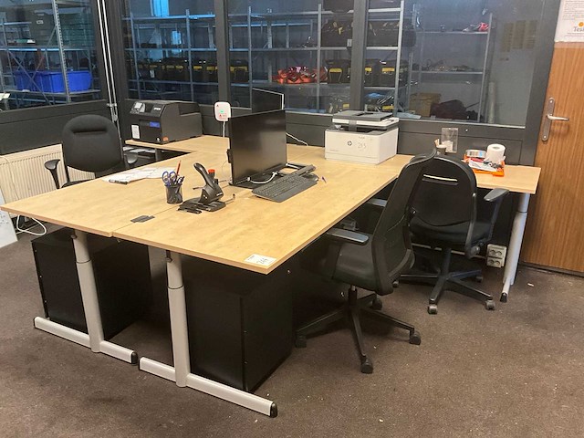 Werndl bureautafel (2x) - afbeelding 3 van  10