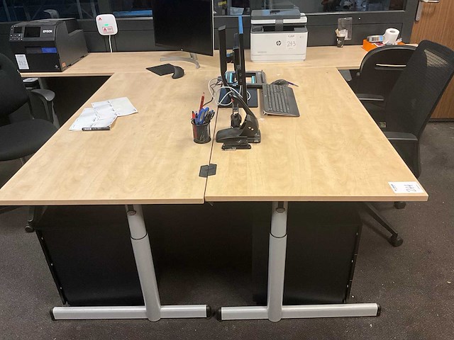 Werndl bureautafel (2x) - afbeelding 4 van  10