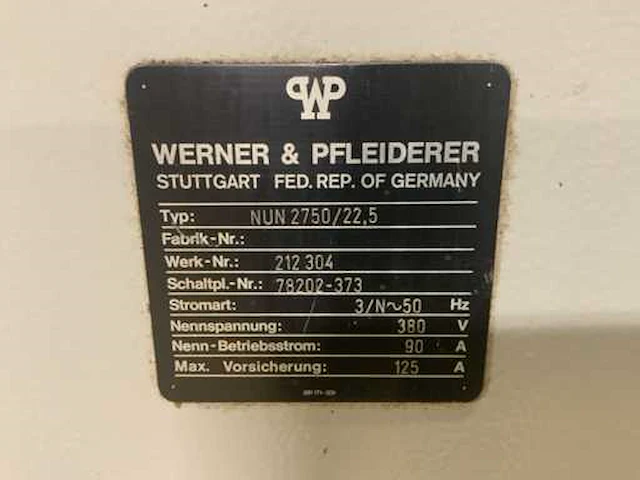 Werner & pfleiderer gaasbandoven (combinatiekavel lots 515, 516 & 517) - afbeelding 9 van  17