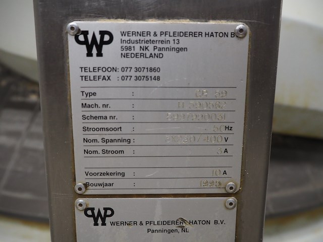 Werner & pfleiderer haton bv - afbeelding 9 van  9