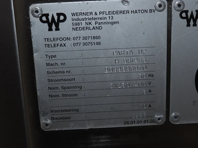 Werner & pfleiderer haton bv - afbeelding 10 van  18