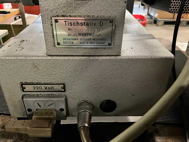 Werth junior150 optische profiel projector - afbeelding 7 van  7