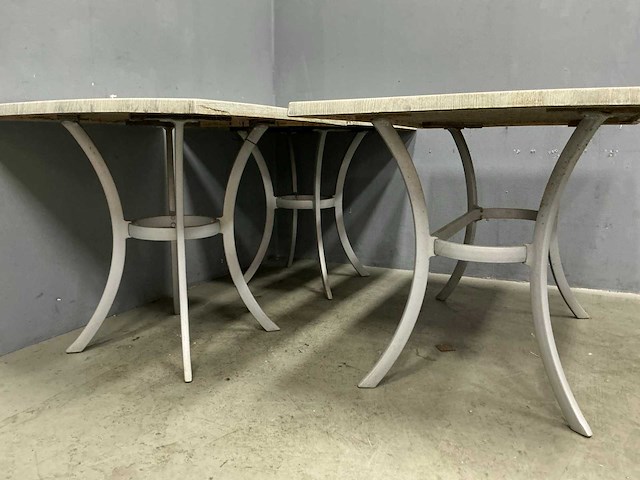 Werzaiit - restaurant buiten tafels 80x80x73 cm (2x) - afbeelding 4 van  6