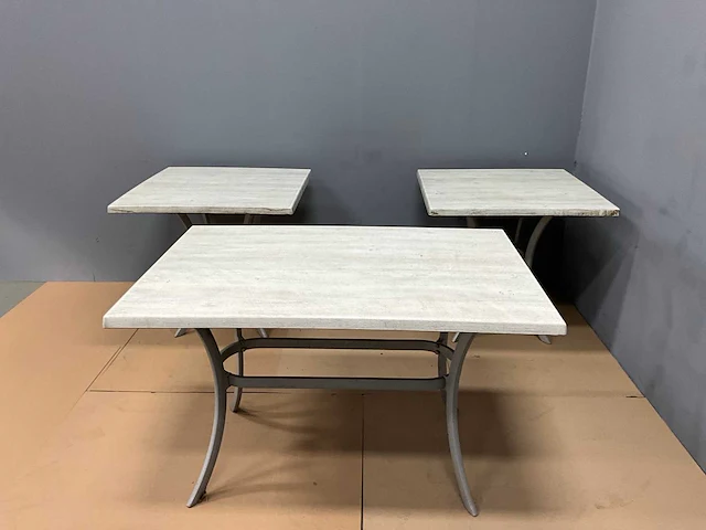Werzaiit - restaurant buiten tafels 80x80x73 cm (2x) - afbeelding 1 van  14