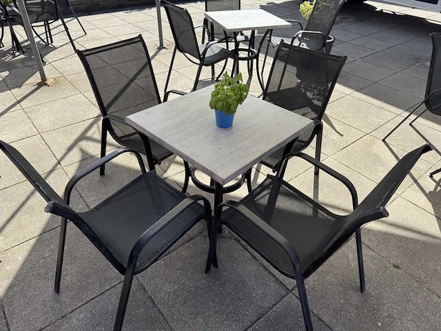 Werzalit - terrastafel (12x) - afbeelding 1 van  7