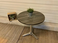 Werzalit - terrastafel ø 70 cm (4x) - afbeelding 1 van  4
