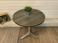 Werzalit - terrastafel ø 70 cm (4x) - afbeelding 4 van  4