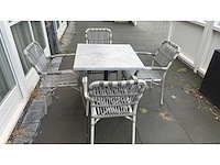 Werzalit compleet terrasmeubilair bestaande uit 15 tafels en 46 stoelen - afbeelding 4 van  12