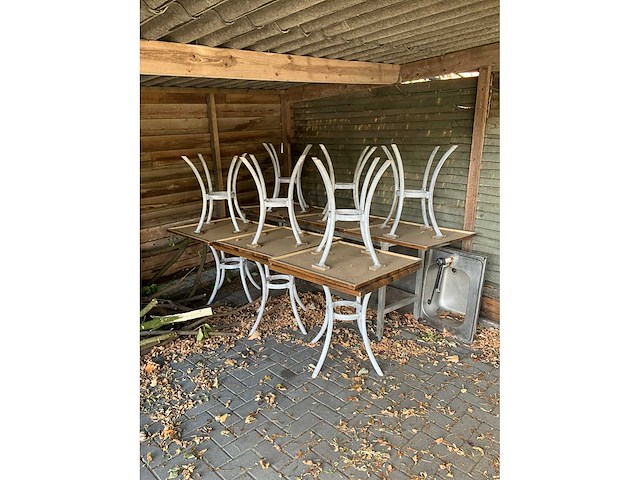 Werzalit terrastafels (10x) - afbeelding 6 van  6