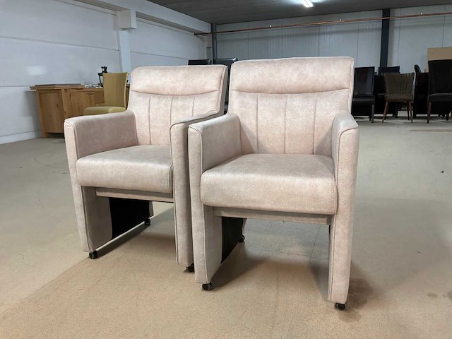 Wes verrijdbare eetkamerstoel (2x) - afbeelding 6 van  10