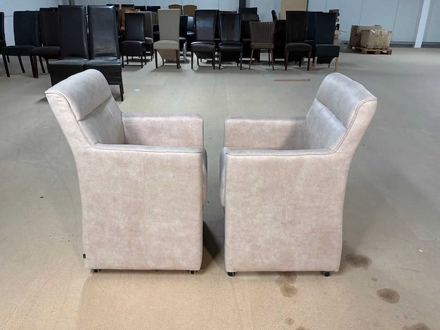 Wes verrijdbare eetkamerstoel (2x) - afbeelding 10 van  10