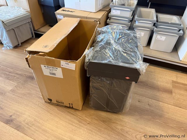 Wesco afvalemmer n-8012074 prof bio double, 30dt - afbeelding 1 van  3