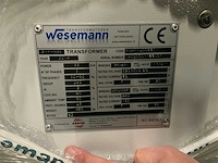 Wesemann 3-fasen transformator - afbeelding 4 van  4