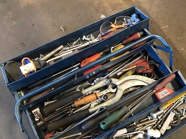 Wesma gereedschapskist met inhoud - afbeelding 2 van  3