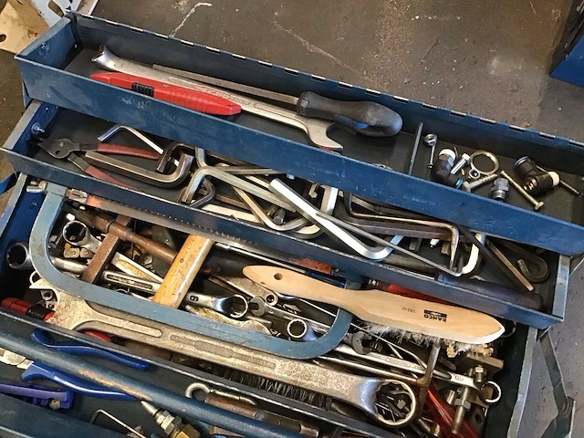 Wesma gereedschapskist met inhoud - afbeelding 2 van  4