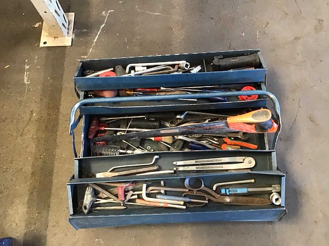 Wesma gereedschapskist met inhoud - afbeelding 3 van  4