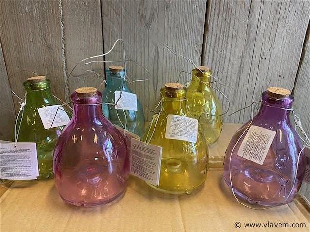 Wespenvangers, verschillende kleuren , 48 stuks - afbeelding 2 van  2