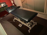 Wesseling eco-line elektrische massagetafel met voetpedaal