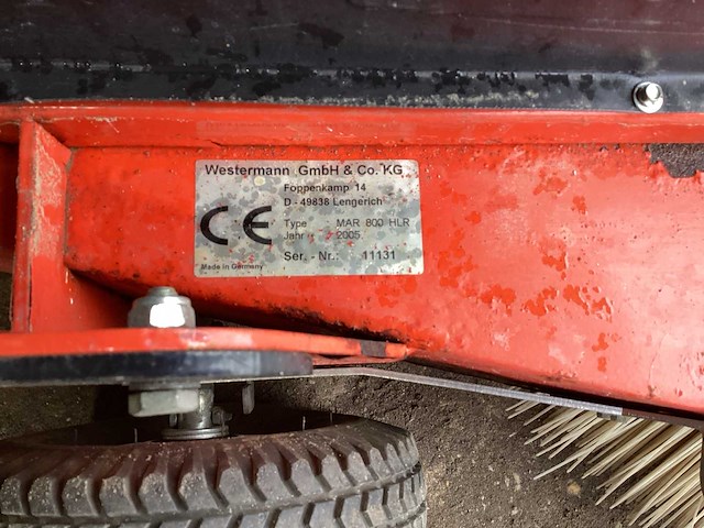 Westermann mar 800 hlr straatveegmachine - afbeelding 5 van  6