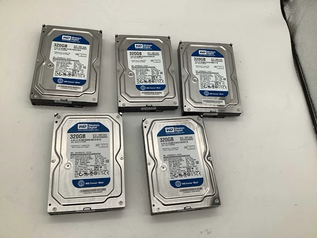 Western digital 3,5 inch interne hardeschijf 320gb (5x) - afbeelding 2 van  9