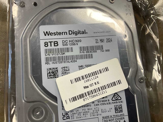 Western digital harde schijf 8tb - afbeelding 1 van  2
