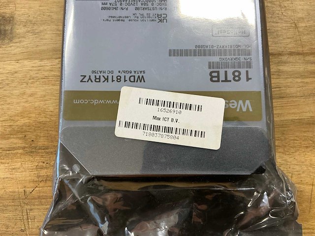 Western digital wd gold 18tb wd181kryz - afbeelding 3 van  4