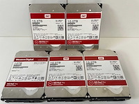 Western digital (wd101kfbx) red pro 10 tb sata nas hdds (5x) - afbeelding 1 van  4