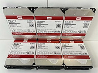 Western digital (wd101kfbx) red pro 10 tb sata nas hdds (6x) - afbeelding 1 van  6