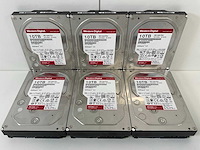 Western digital (wd102kfbx) red pro 10 tb sata nas hdds (6x) - afbeelding 1 van  6