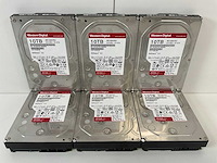Western digital (wd102kfbx) red pro 10 tb sata nas hdds (6x) - afbeelding 1 van  6
