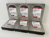 Western digital (wd102kfbx) red pro 10 tb sata nas hdds (6x) - afbeelding 4 van  6