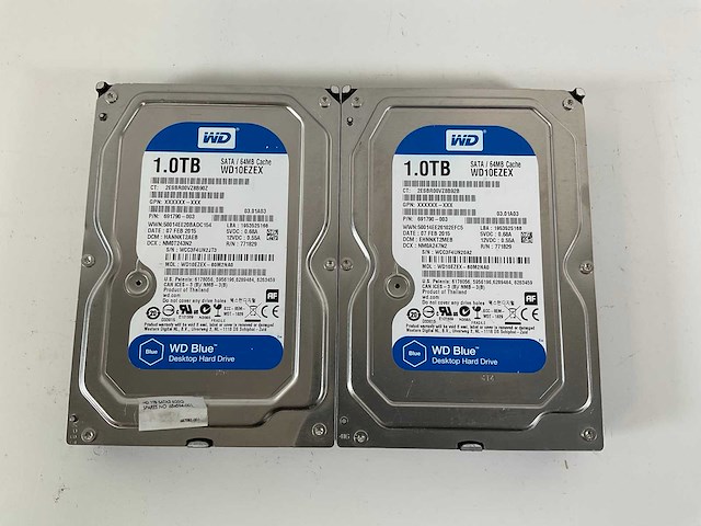 Western digital (wd10ezex) 1 tb sata hdds (7x) - afbeelding 2 van  6