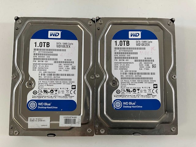 Western digital (wd10ezex) 1 tb sata hdds (7x) - afbeelding 4 van  6