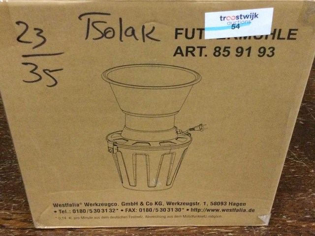 Westfalia - graanmolen, voerbreker, voermaler. - afbeelding 2 van  3