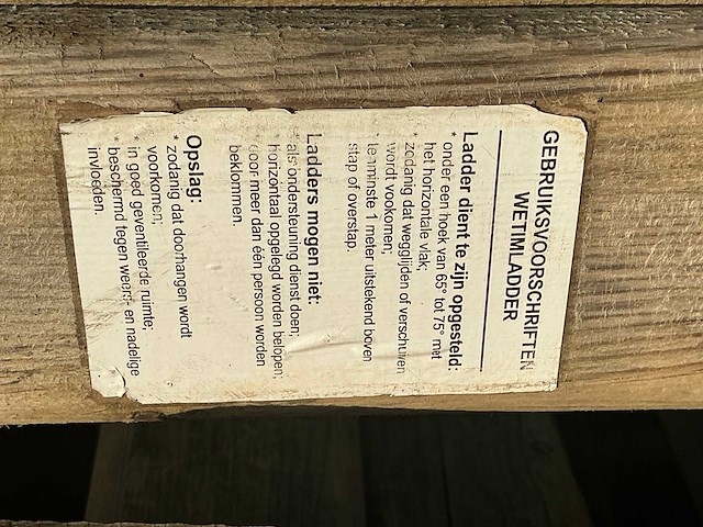 Wetimladder ladder (15x) - afbeelding 2 van  4