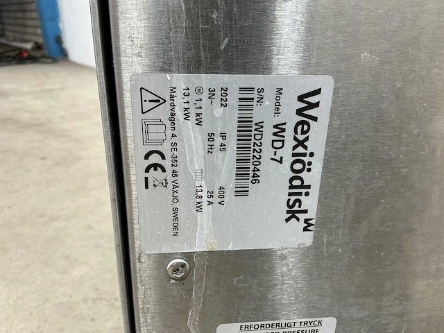 Wexiodisk - wd-7 - korvenvaatwasmachine - afbeelding 6 van  6