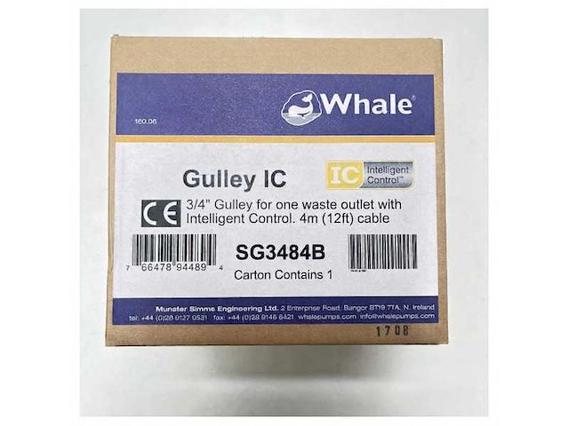 Whale shower drain plug with water sensor - sg3484b - afbeelding 5 van  5