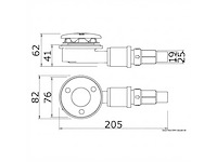 Whale shower drain plug with water sensor - sg3484b - afbeelding 3 van  4