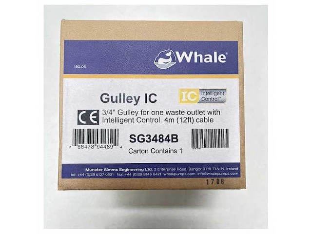 Whale shower drain plug with water sensor - sg3484b - afbeelding 5 van  5