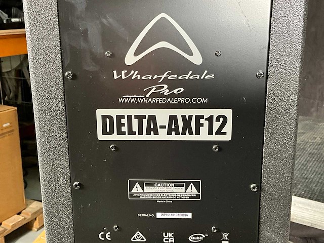 Wharfadale delta-axf12 actieve luidspreker (2x) - afbeelding 3 van  6