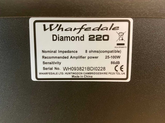 Wharfedale - 220 - 2-weg luidspeakerset - afbeelding 5 van  5
