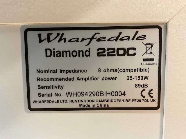 Wharfedale - 220c - center speaker (4x) - afbeelding 4 van  6