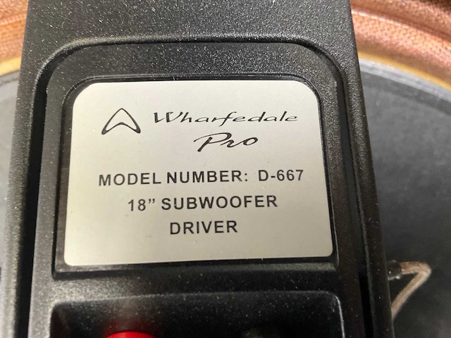 Wharfedale pro d-667 woofer - afbeelding 5 van  5