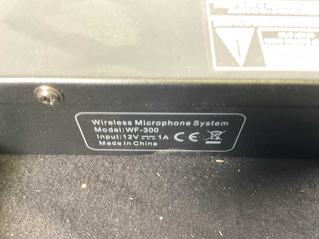Wharfedale pro wf-300 microfoon ontvanger - afbeelding 5 van  6