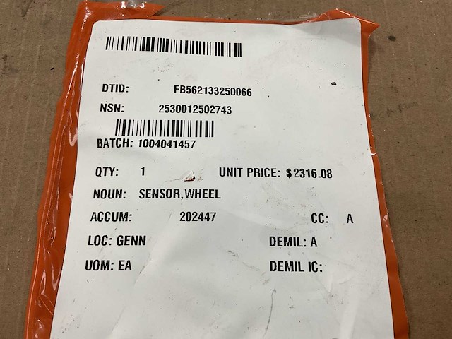 Wheel sensor - afbeelding 2 van  3