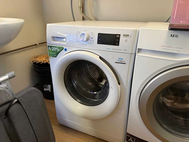 Whirlpool - freshcare+ 6th sense - wasmachine 8 kg - afbeelding 5 van  5