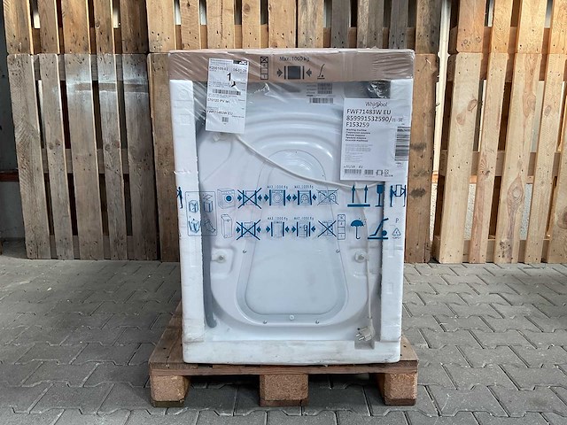Whirlpool - fwf71483w - 7kg 1400t - wasmachine - afbeelding 1 van  3