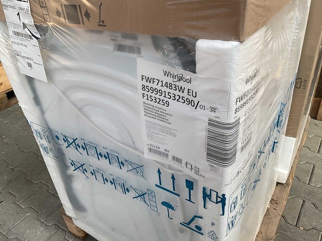Whirlpool - fwf71483w - 7kg 1400t - wasmachine - afbeelding 3 van  3