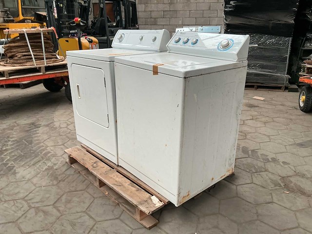 Whirlpool 1x wasmachine, 1x droger (2x) - afbeelding 1 van  8